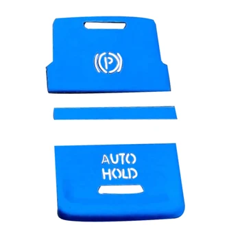 Автомобильный Ручной Тормоз Auto Hold P Кнопка Переключения Накладка для Golf 7 7.5 MK7 AT Accessories 2015-2019 Синий