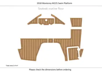 2018 Monterey M225 Платформа для плавания 1/4 