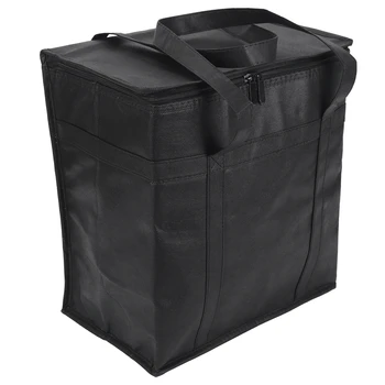 2 упаковки изолированной многоразовой продуктовой сумки Сумка для доставки еды с двойной застежкой-молнией
