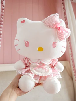 50 см мультфильм Hello Kitty кукла детская плюшевая игрушка милая розовая Лолита kt кошка подушка комфорт кукла подарок на день рождения женский