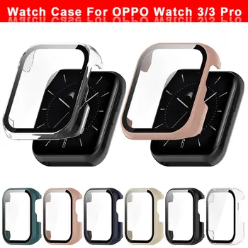 Жесткий Защитный Чехол Для OPPO Watch 3 Band 2 Protector Shell Screen Cover + Закаленная Пленка Для OPPO Watch2 42mm 46mm Watch SE