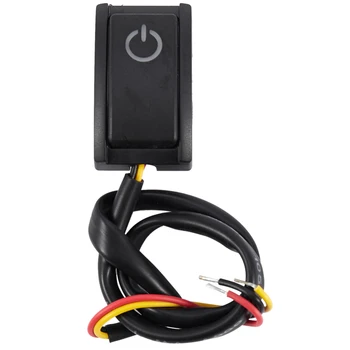 Автомобильный Кнопочный Переключатель Diy Switch Paste Type Off/On Switch Для Автомобильной Лампы Для Чтения/Поворотных Ламп Small Light Dc 12V /200mA