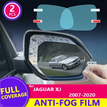 Дождевая Пленка Полное Покрытие Зеркала Заднего Вида Прозрачная Противотуманная Непромокаемая для Jaguar XJ 2007-2020 X358/X351 2019 Наклейки Автомобильные Аксессуары
