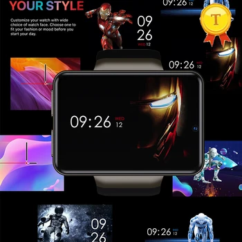 роскошные смарт-часы 4G GPS Wifi Sim-карта Мужские с красивыми циферблатами 2022 Двойная камера 3G RAM 32GB ROM Android ios Smartwatch
