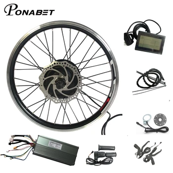 Комплект для переоборудования электрического велосипеда Ponabet мощностью 350 Вт Заднее колесо 20 24 26 27,5 27 28 29 700C Комплект для переоборудования электродвигателей E bike Kit 36V