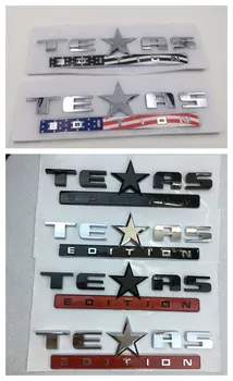 5X New TEXAS EDITION Буквы в стиле флага США Наклейка на автомобиль 3D надпись Значок Эмблема Наклейка на автозапчасть Внешнее оформление стиль логотипа