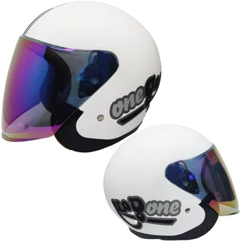 Man Cascos Para Moto Модульный Мотоциклетный шлем 3/4 с открытым лицом, Откидной шлем для мотокросса, Защитный шлем Casco Moto