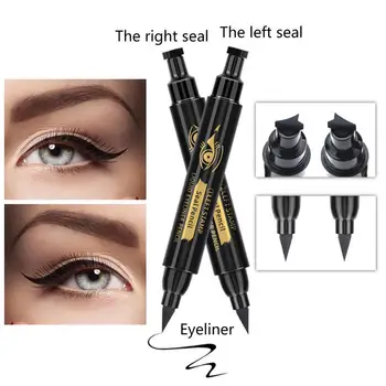 Карандаш для подводки глаз, быстросохнущая невязкая женская черная подводка для глаз, портативная ручка для подводки глаз