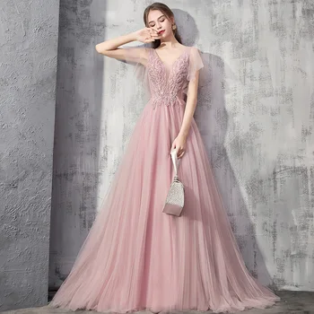 Новые вечерние платья 2023, платье для свадебной вечеринки, женское элегантное роскошное платье для выпускного вечера, халат, официальное длинное платье, подходящее для любого случая, женское