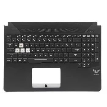 Новая Американская Клавиатура с Подсветкой и Черной Верхней Крышкой для Подставки для Рук ASUS FX86 FX86S FX86F FX505 FX95D FX95G