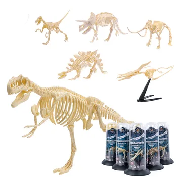 Игрушки с фигурками динозавров из мира юрского периода, ископаемый скелет динозавра TRex, сувениры для вечеринок, игрушки для детей, подарок Бесплатная доставка